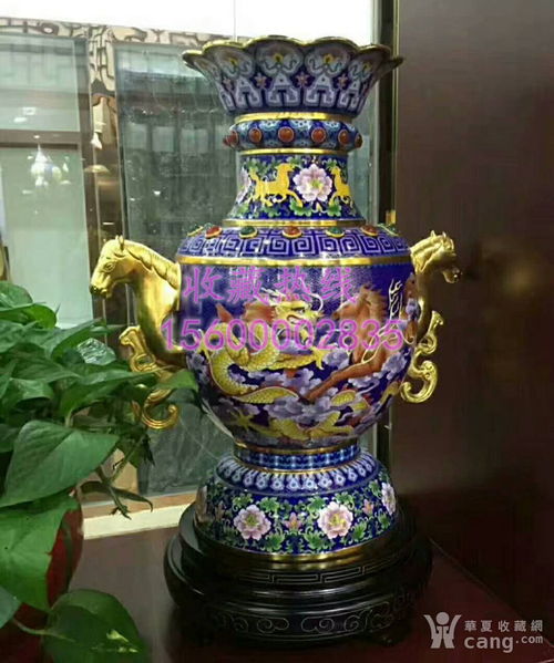 景泰藍《躍馬興隆》——戴嘉林大師巨獻，風(fēng)水家居收藏工藝品